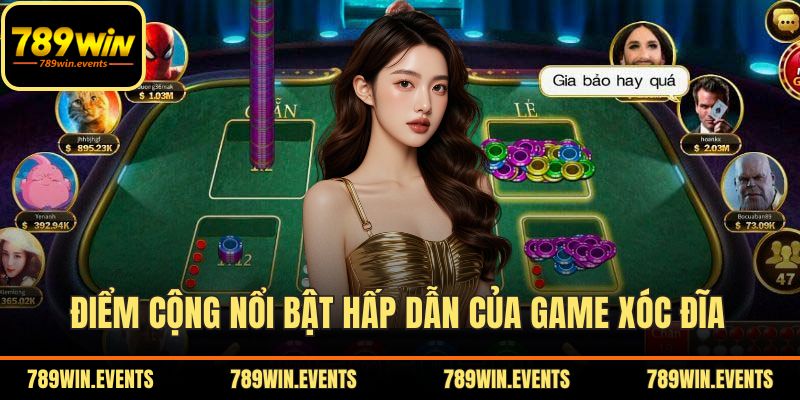 Điểm cộng nổi bật hấp dẫn của game xóc đĩa 